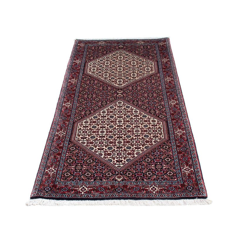 Loper Perzisch tapijt - Bijar - 194 x 79 cm - donkerblauw