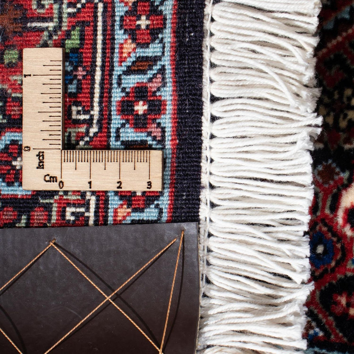 Loper Perzisch tapijt - Bijar - 194 x 79 cm - donkerblauw