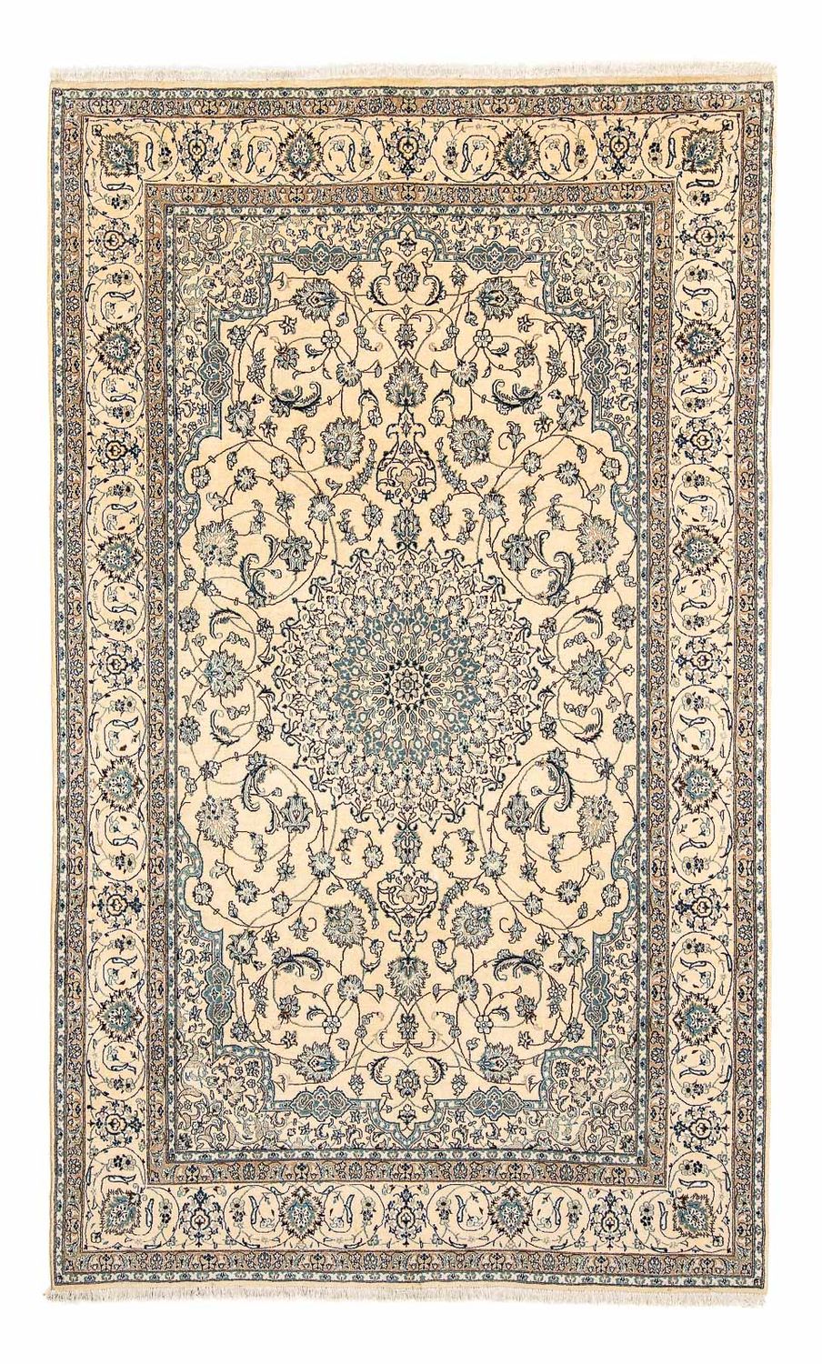 Perzisch tapijt - Nain - 305 x 198 cm - beige