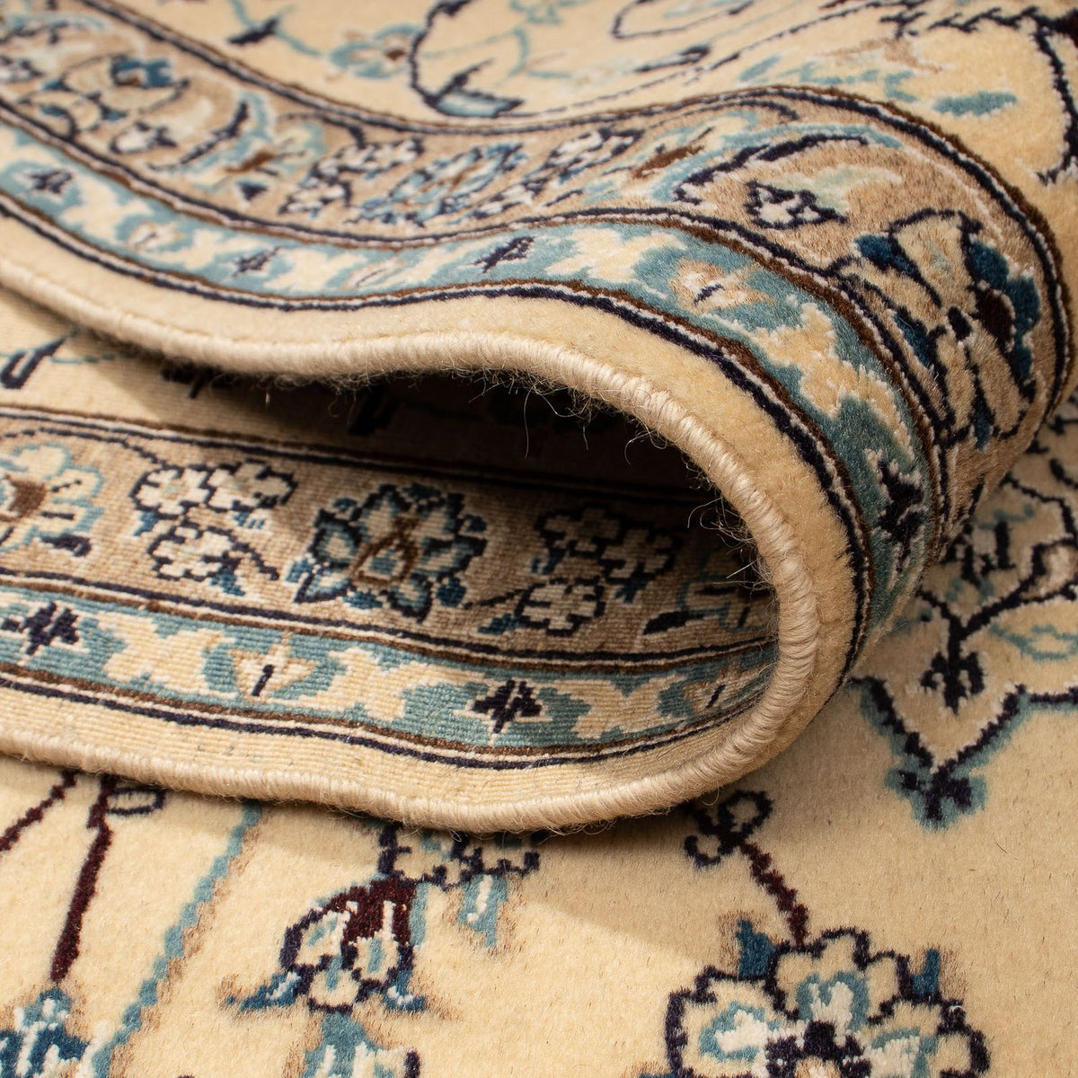 Perzisch tapijt - Nain - 305 x 198 cm - beige