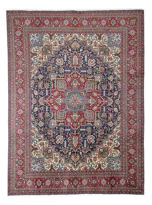 Perzisch tapijt - Tabriz - Royal - 405 x 305 cm - blauw