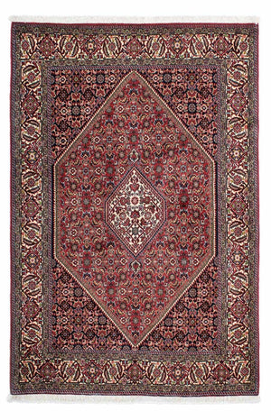 Perzisch tapijt - Bijar - 210 x 141 cm - rood