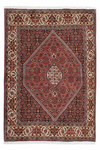Perzisch tapijt - Bijar - 203 x 139 cm - rood