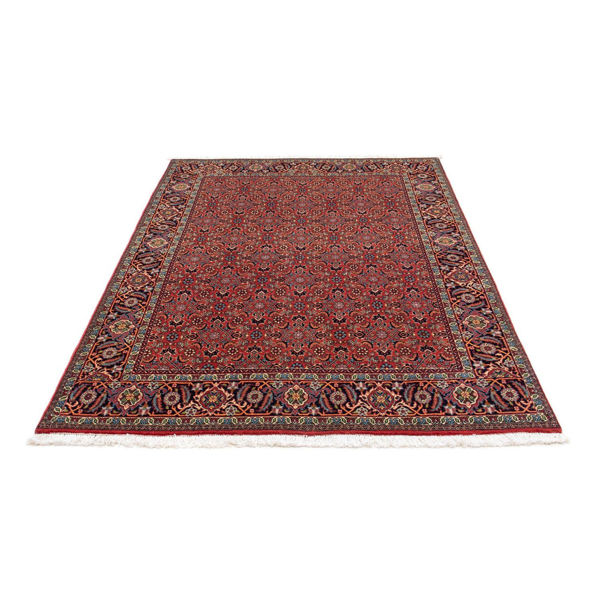 Perzisch tapijt - Bijar - 199 x 139 cm - rood