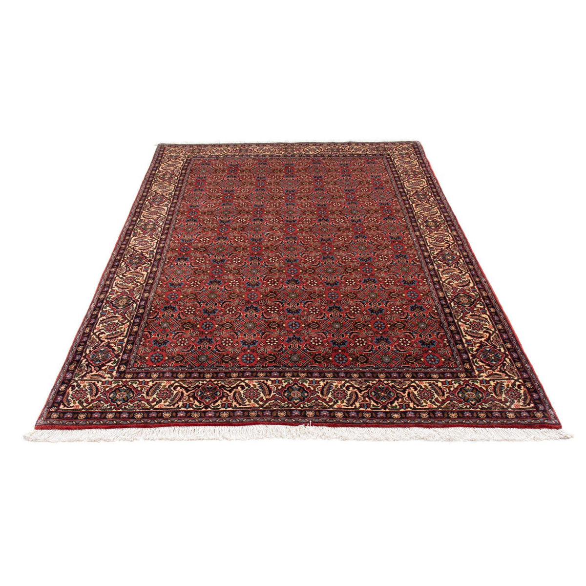 Perzisch tapijt - Bijar - 218 x 136 cm - rood