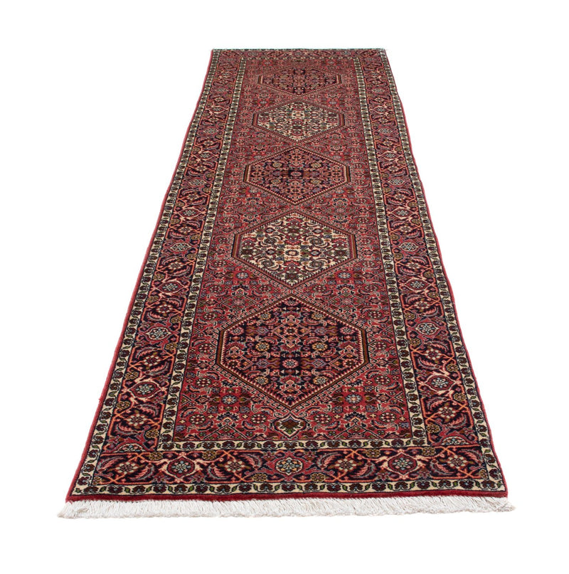 Loper Perzisch tapijt - Bijar - 295 x 82 cm - licht rood