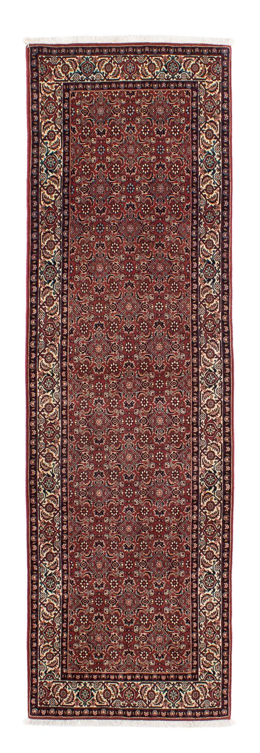 Loper Perzisch tapijt - Bijar - 285 x 84 cm - donkerrood