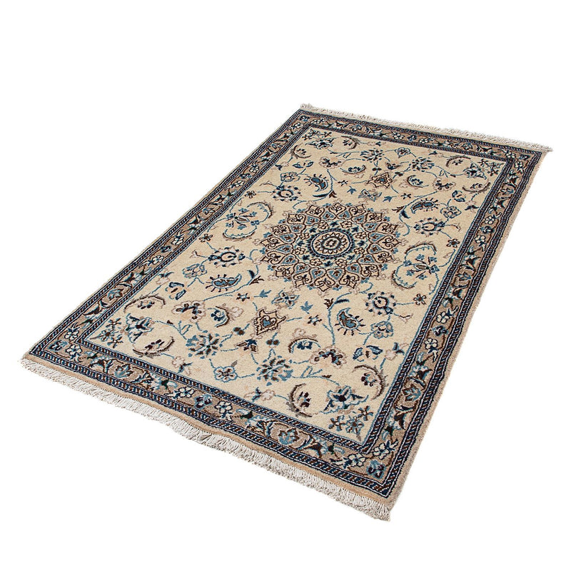 Perzisch tapijt - Nain - 136 x 86 cm - beige