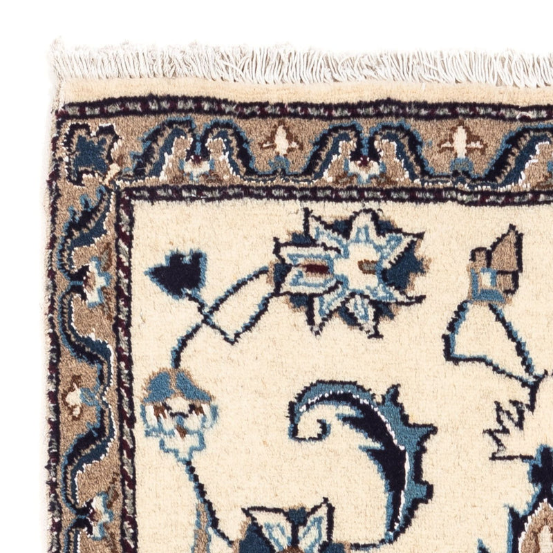 Perzisch tapijt - Nain - 132 x 68 cm - beige