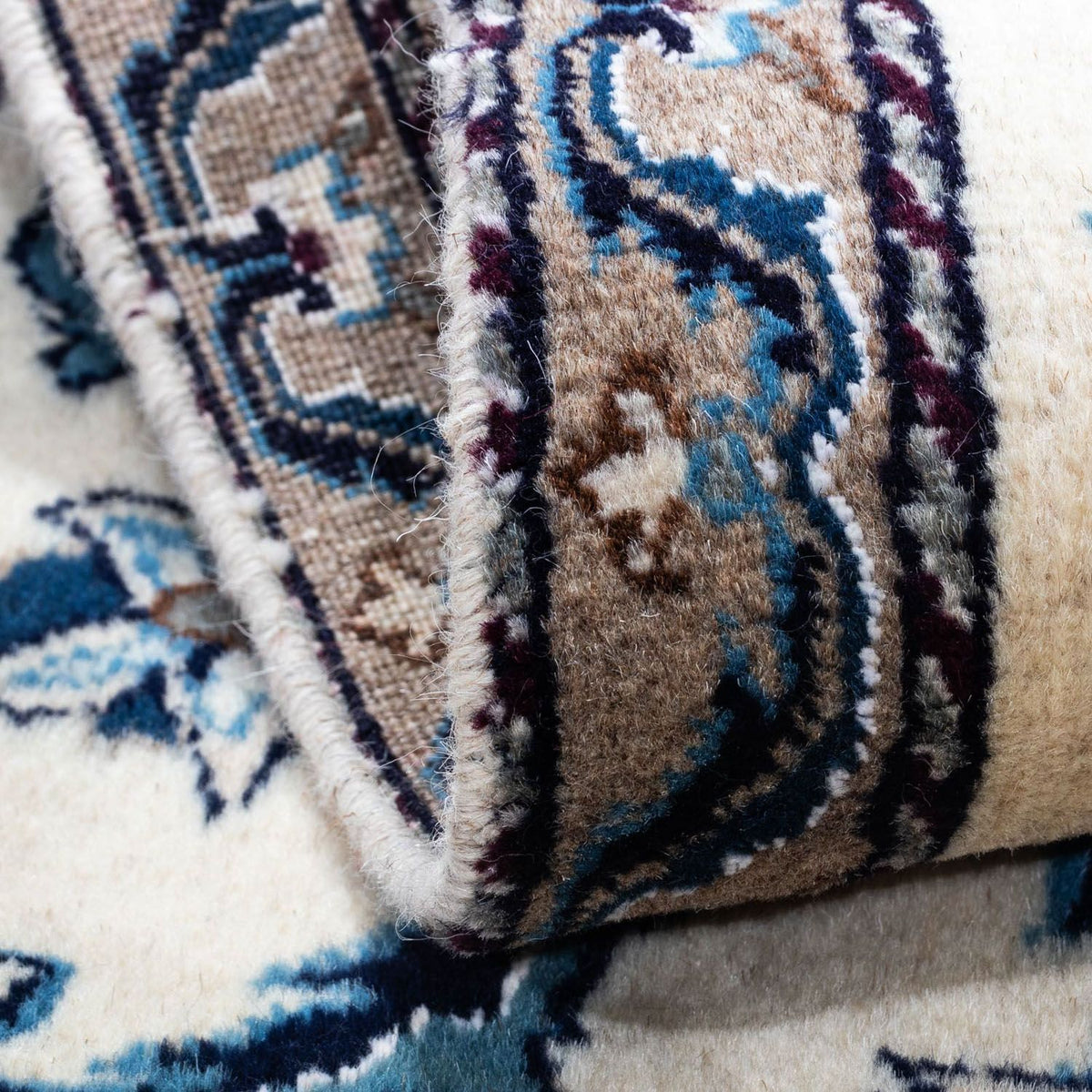 Perzisch tapijt - Nain - 132 x 68 cm - beige