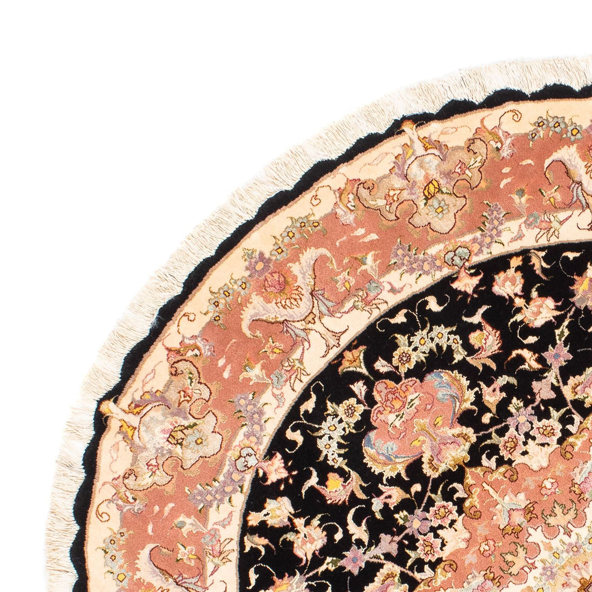 Tabriz - 50 Raj Tapijt 153x153cm - Perzisch tapijt