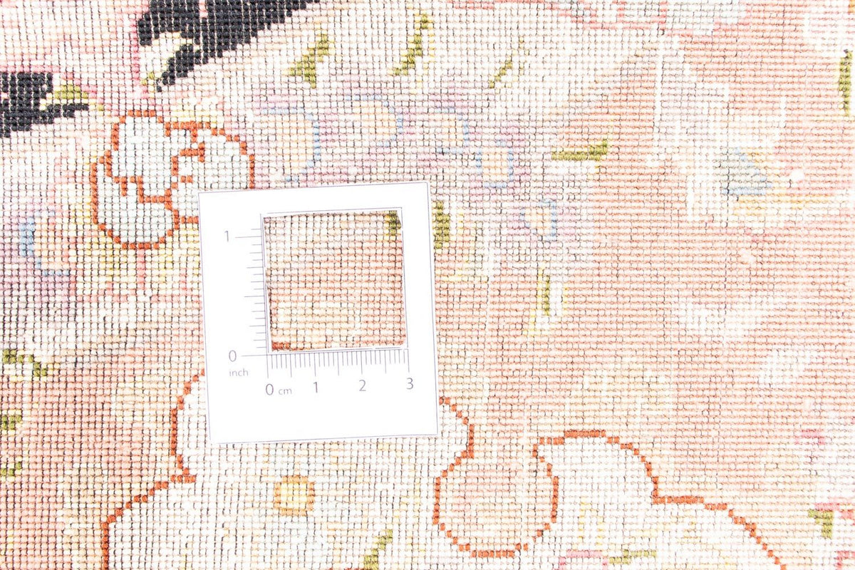 Perzisch tapijt - Tabriz - Royal rond  - 153 x 153 cm - donkerblauw