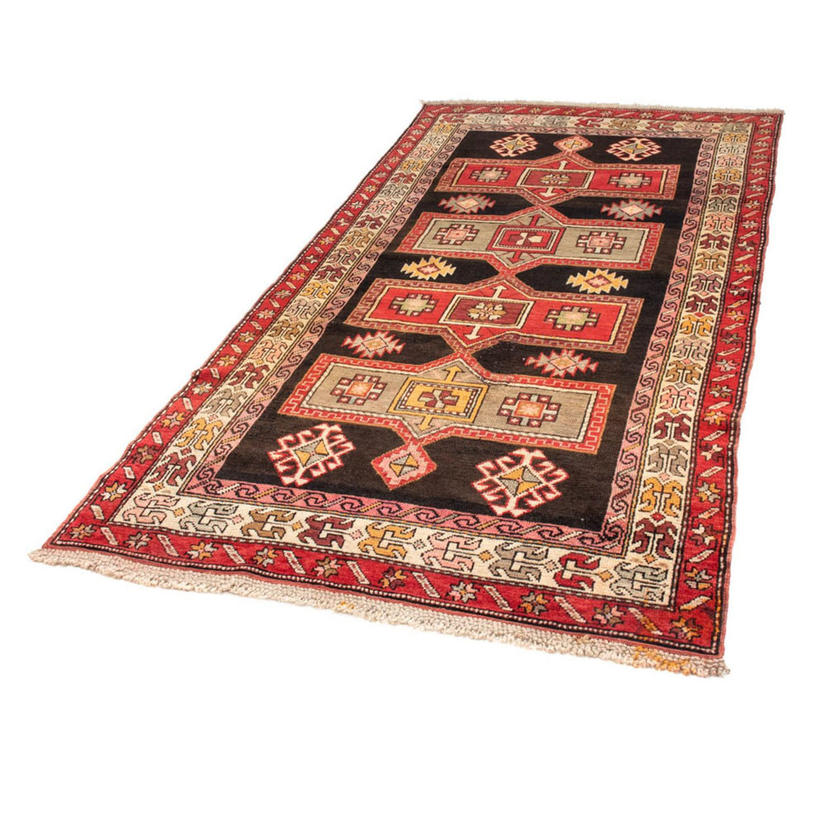 Loper Perzisch Tapijt - Nomadisch - 235 x 117 cm - donkerblauw