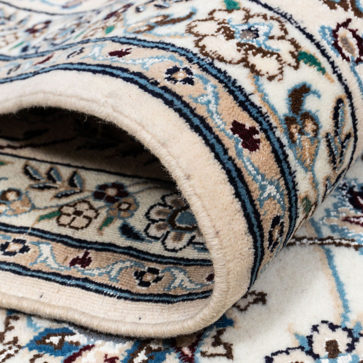 Perzisch tapijt - Nain - Koninklijk - 348 x 250 cm - zilver