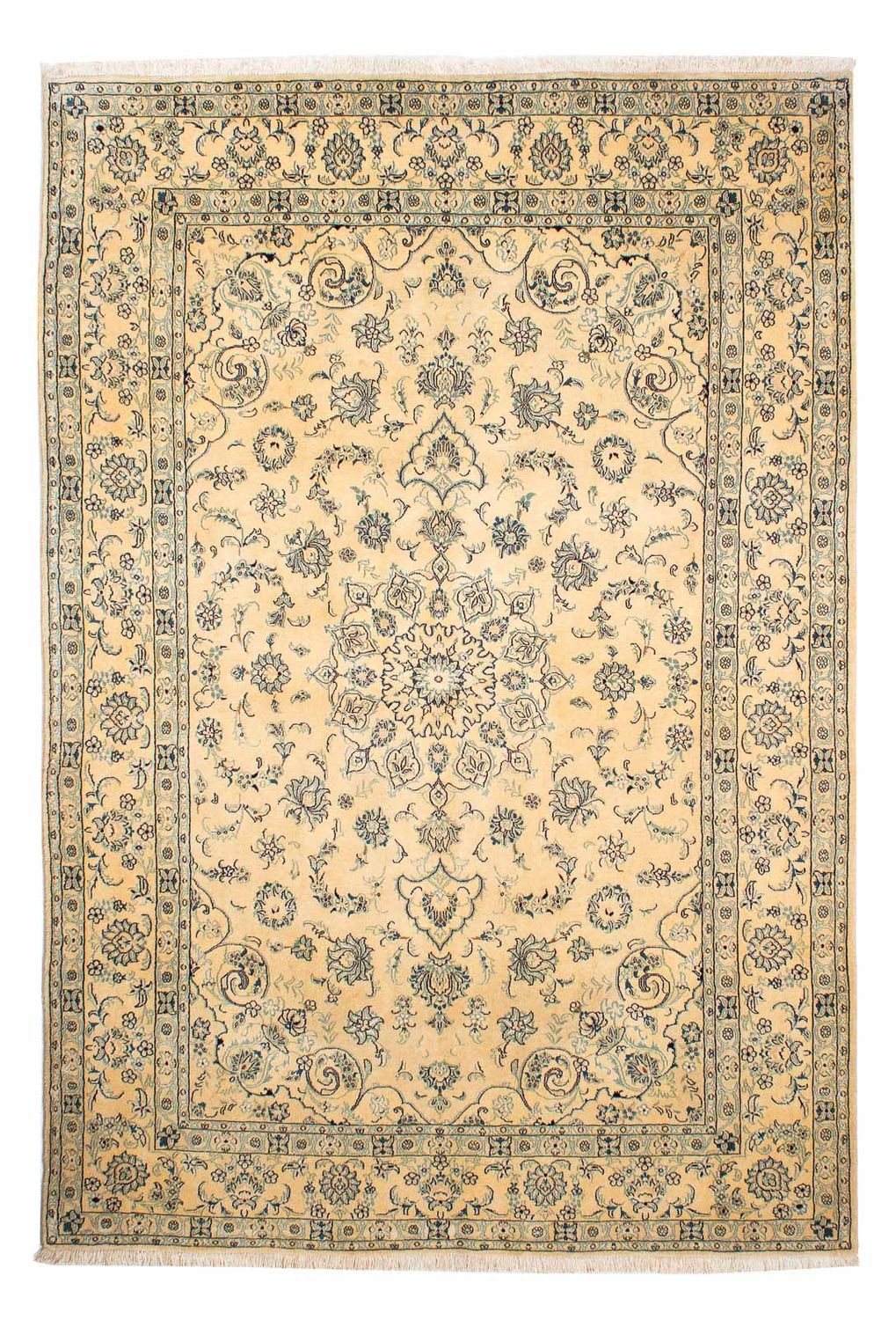 Perzisch tapijt - Nain - Koninklijk - 238 x 167 cm - beige