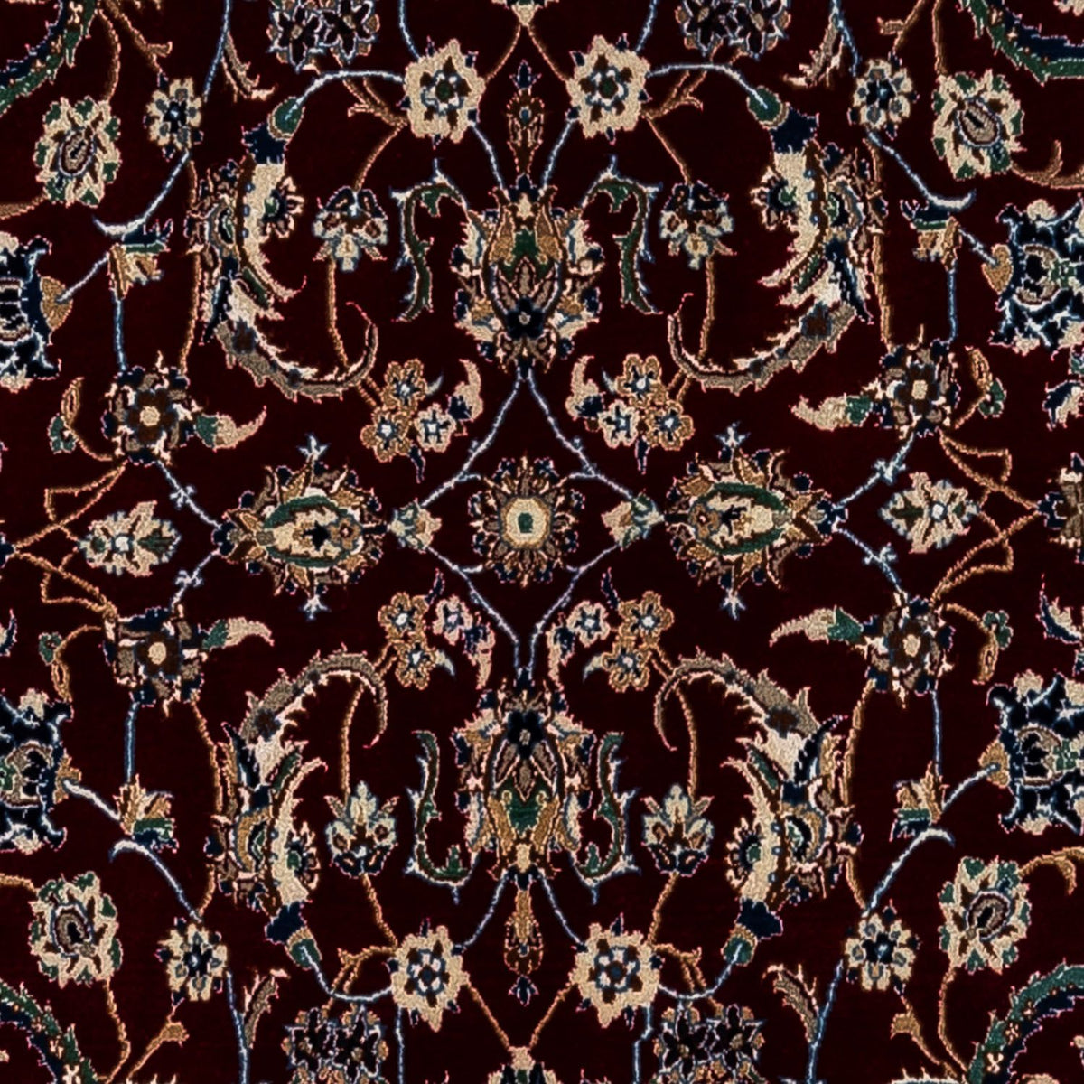 Perzisch tapijt - Nain - Koninklijk - 340 x 190 cm - zwart