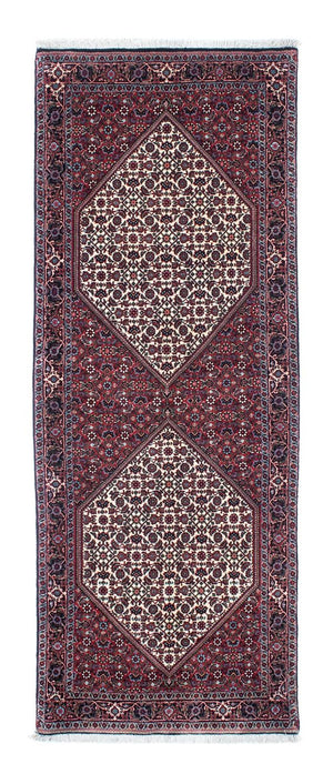 Loper Perzisch tapijt - Bijar - 215 x 80 cm - blauw
