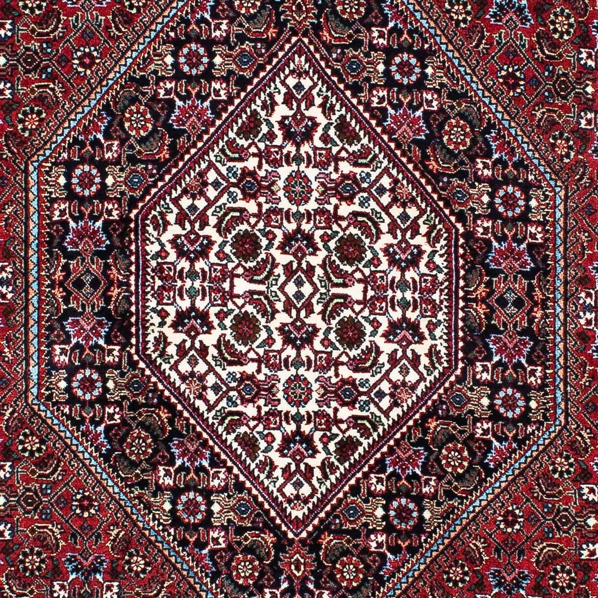 Loper Perzisch tapijt - Bijar - 202 x 98 cm - donkerblauw