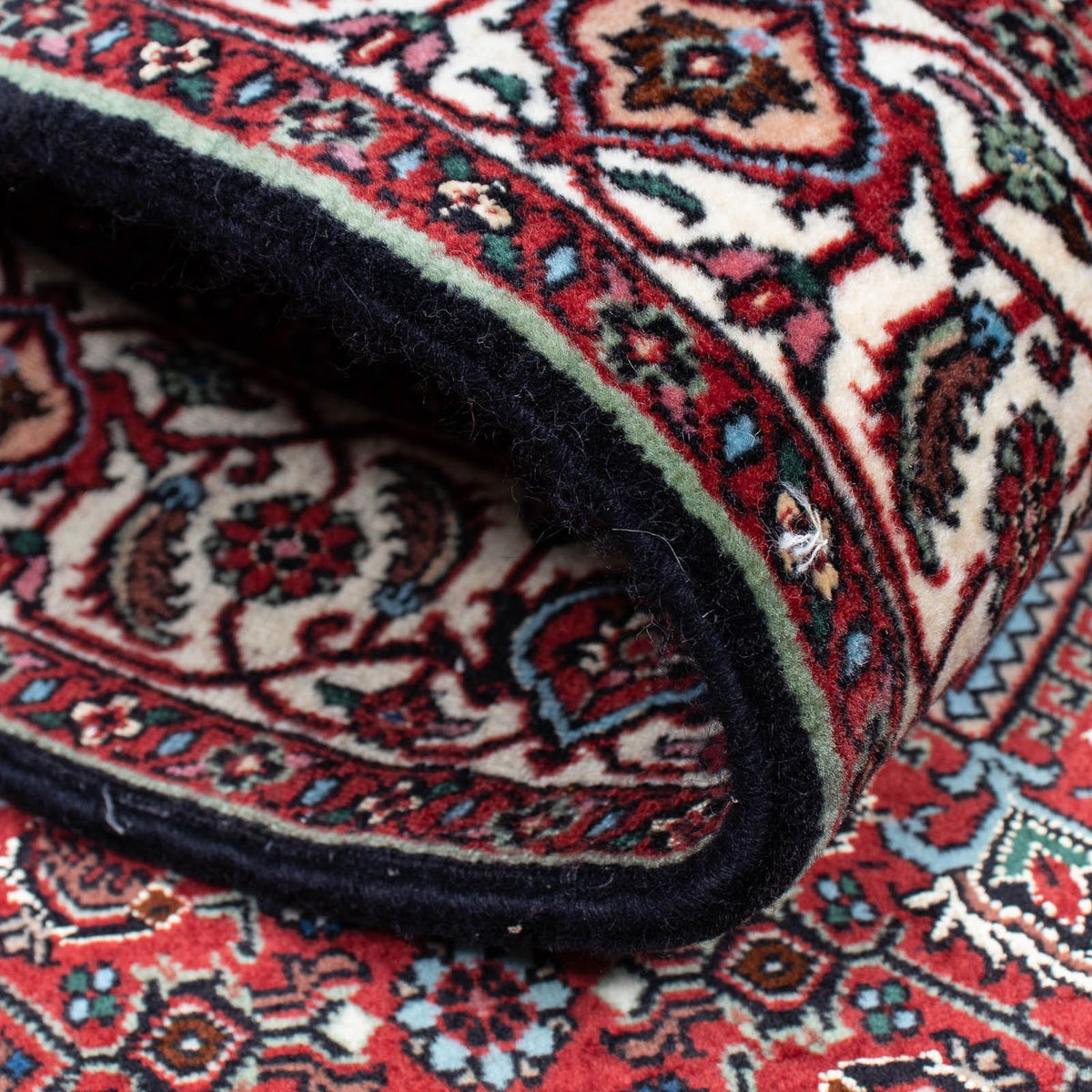 Loper Perzisch tapijt - Bijar - 202 x 98 cm - donkerblauw