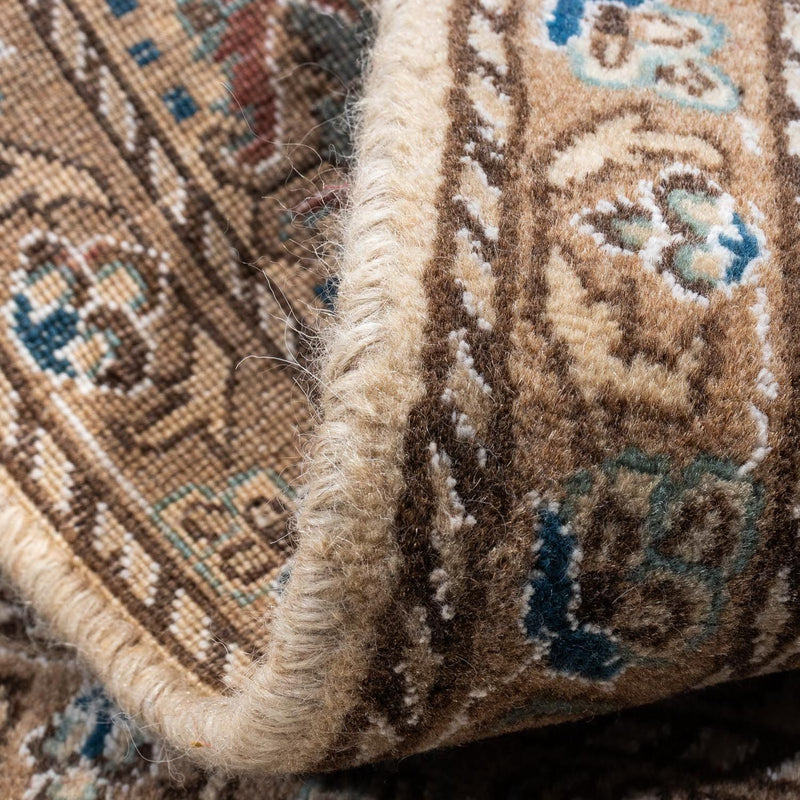 Perzisch tapijt - Nain - 80 x 55 cm - lichtbruin