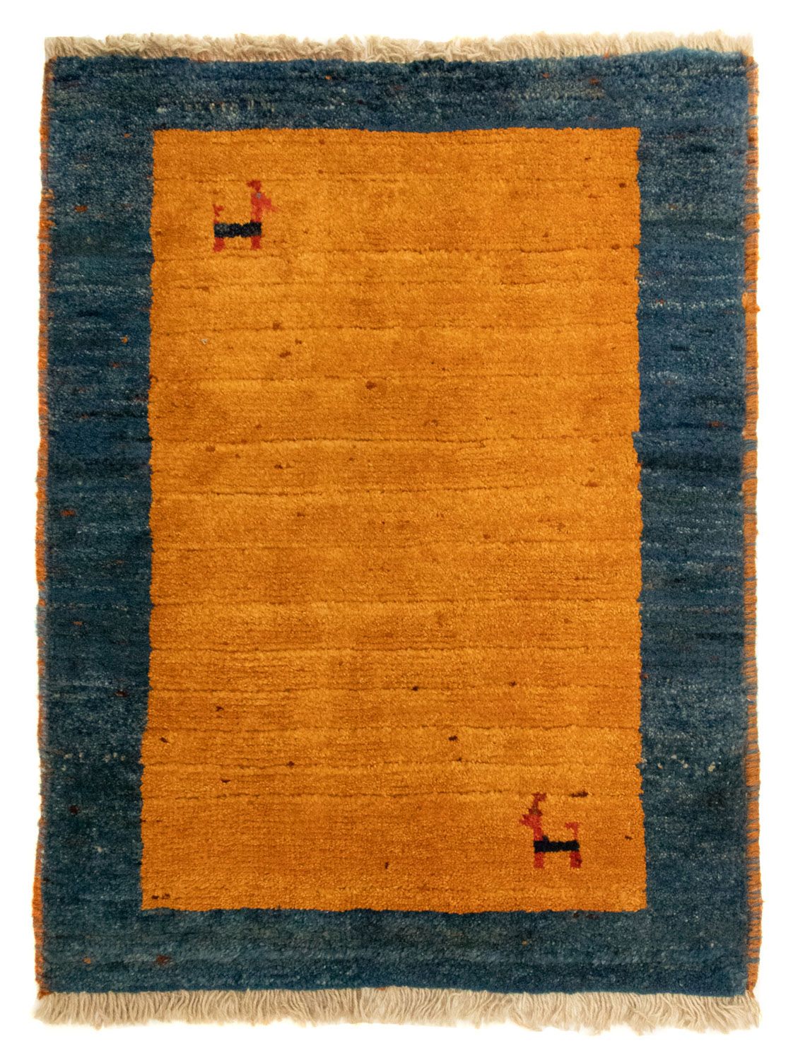 Gabbeh tapijt - Perzisch - 85 x 64 cm - goud