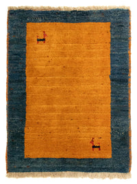 Gabbeh tapijt - Perzisch - 85 x 64 cm - goud