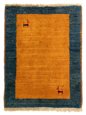 Gabbeh tapijt - Perzisch - 85 x 64 cm - goud