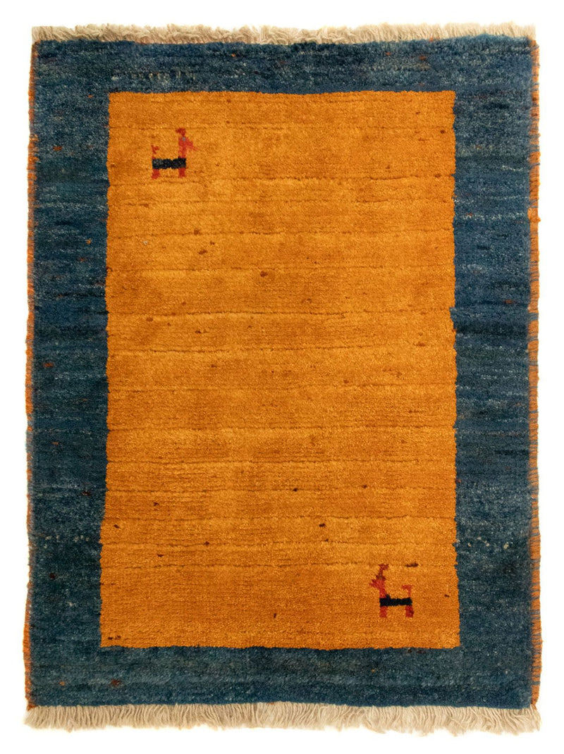 Gabbeh tapijt - Perzisch - 85 x 64 cm - goud
