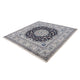 Perzisch tapijt - Nain vierkant  - 200 x 194 cm - donkerblauw