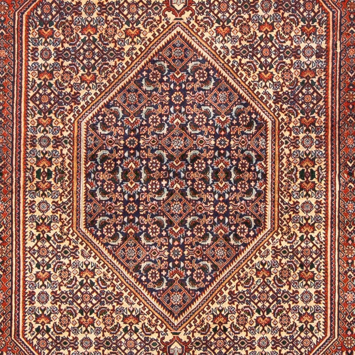 Perzisch tapijt - Bijar - 240 x 138 cm - bruin