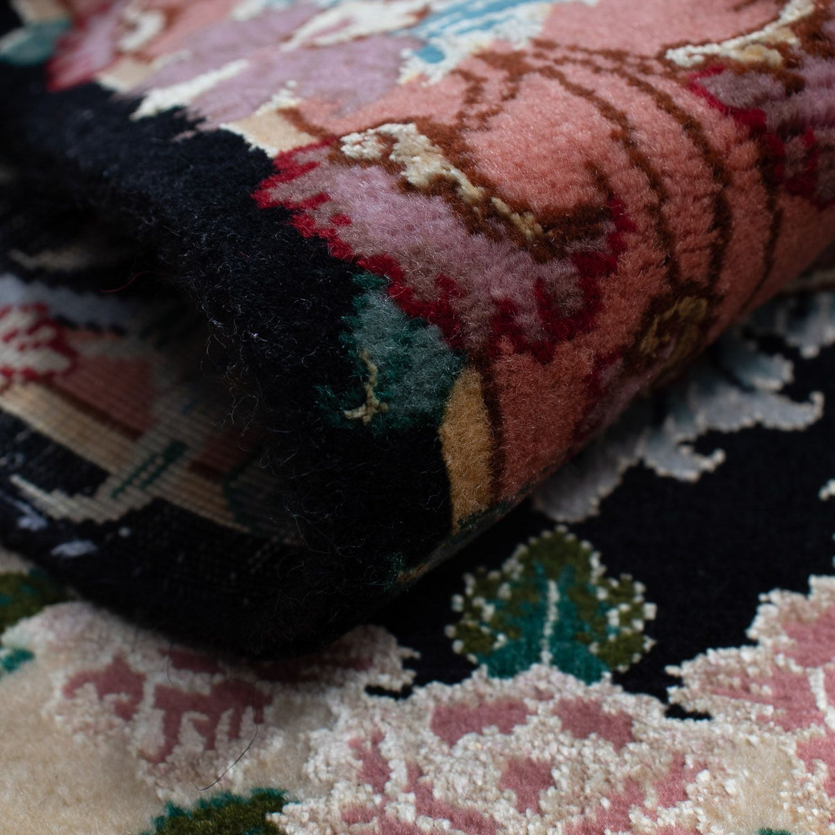 Perzisch tapijt - Tabriz - Royal - 92 x 65 cm - donkerblauw