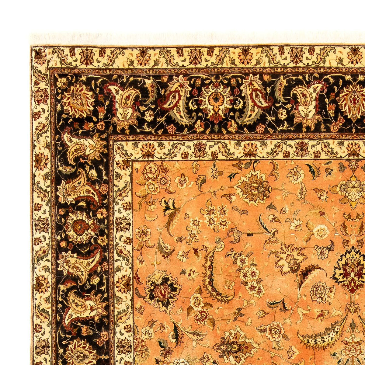 Perzisch tapijt - Tabriz - Royal - 346 x 255 cm - lichtbruin