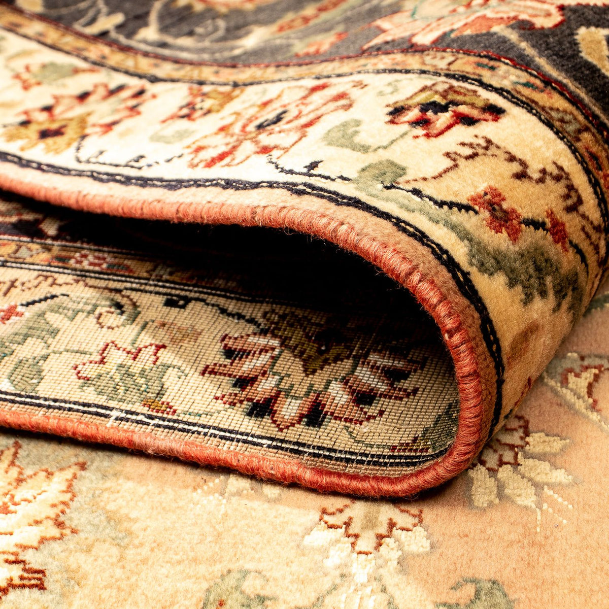 Perzisch tapijt - Tabriz - Royal - 346 x 255 cm - lichtbruin