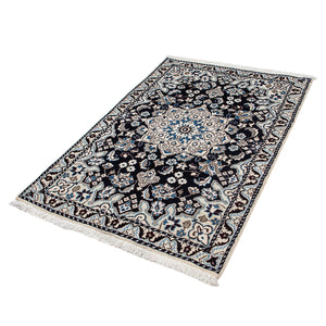 Perzisch tapijt - Nain - 137 x 92 cm - donkerblauw