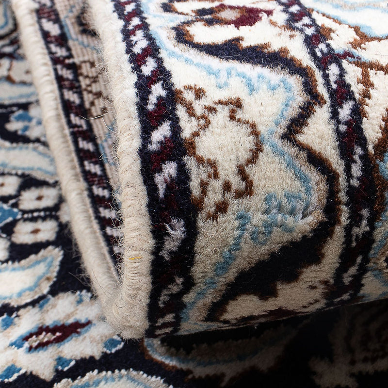 Perzisch tapijt - Nain - 137 x 92 cm - donkerblauw