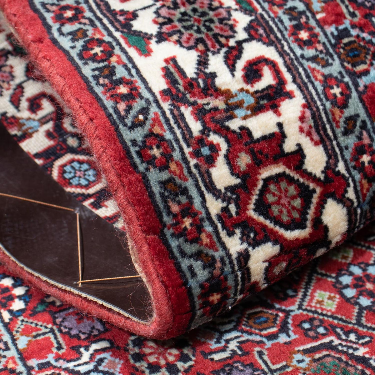 Loper Perzisch tapijt - Bijar - 198 x 76 cm - rood