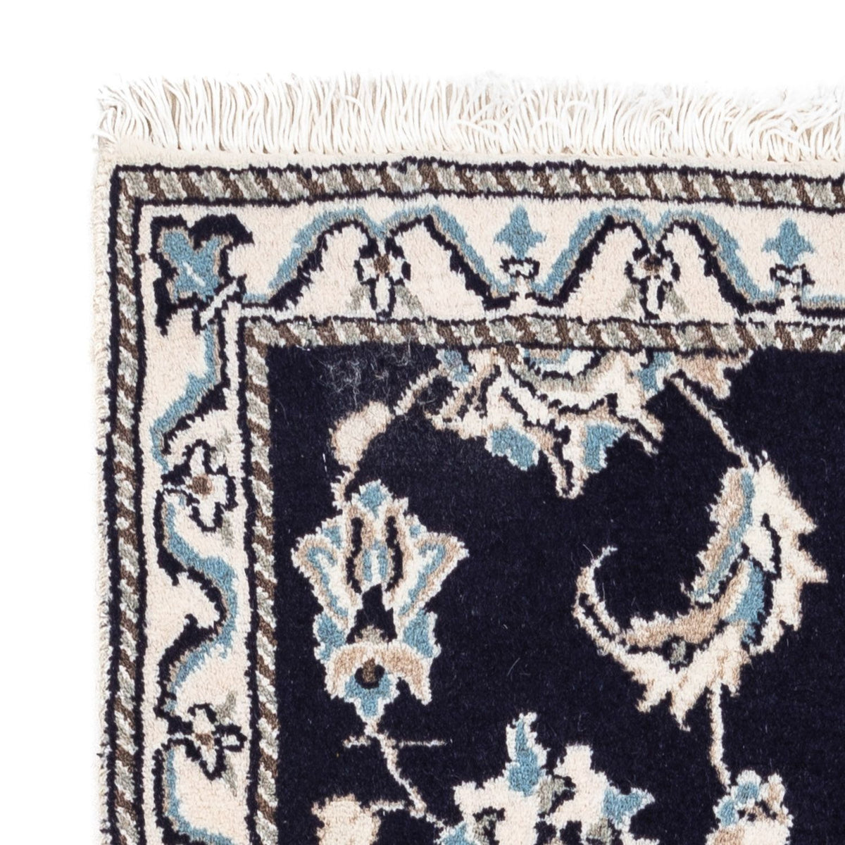 Perzisch tapijt - Nain - 142 x 66 cm - donkerblauw