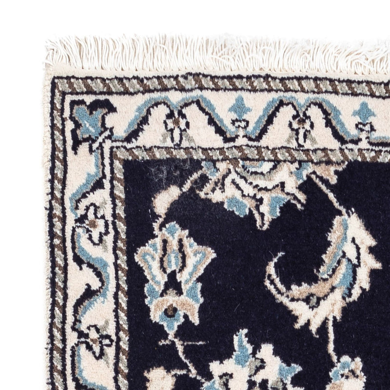 Perzisch tapijt - Nain - 142 x 66 cm - donkerblauw