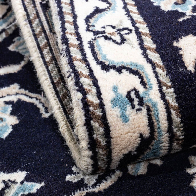 Perzisch tapijt - Nain - 142 x 66 cm - donkerblauw