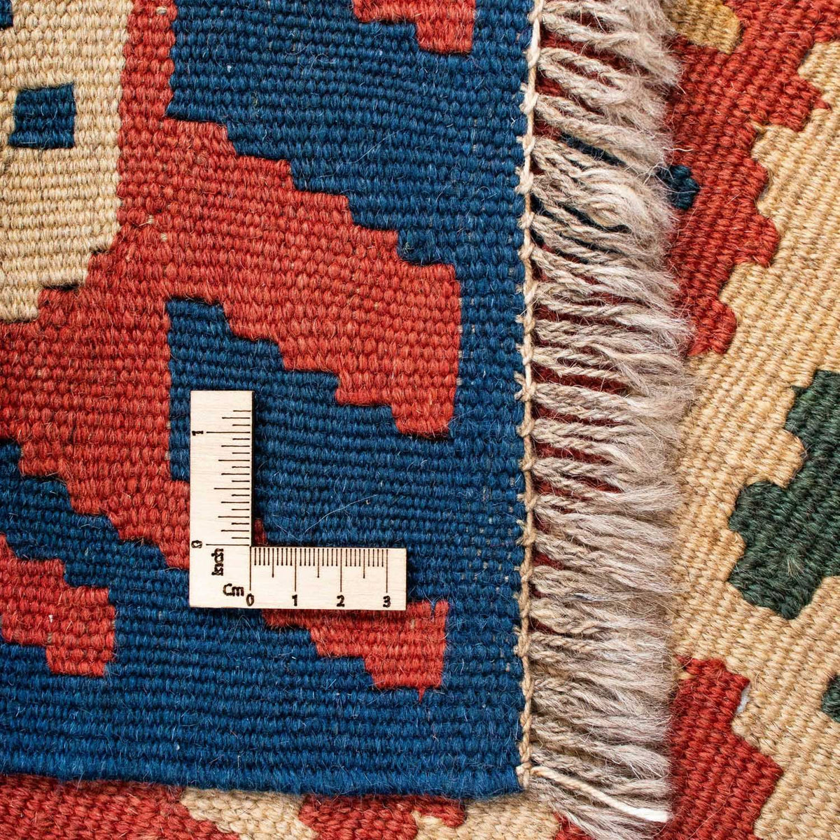 Kelim tapijt - Oosters - 206 x 156 cm - donkerrood