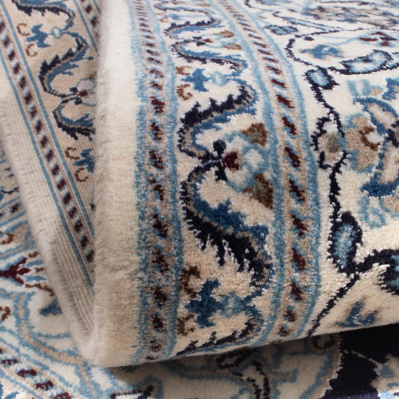 Perzisch tapijt - Nain vierkant  - 200 x 196 cm - donkerblauw