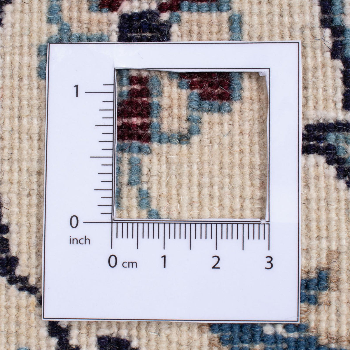 Perzisch tapijt - Nain vierkant  - 200 x 196 cm - donkerblauw