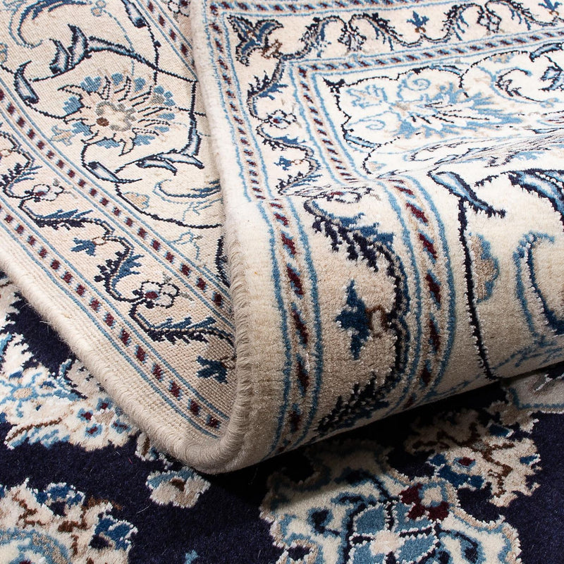 Perzisch tapijt - Nain - 250 x 194 cm - donkerblauw