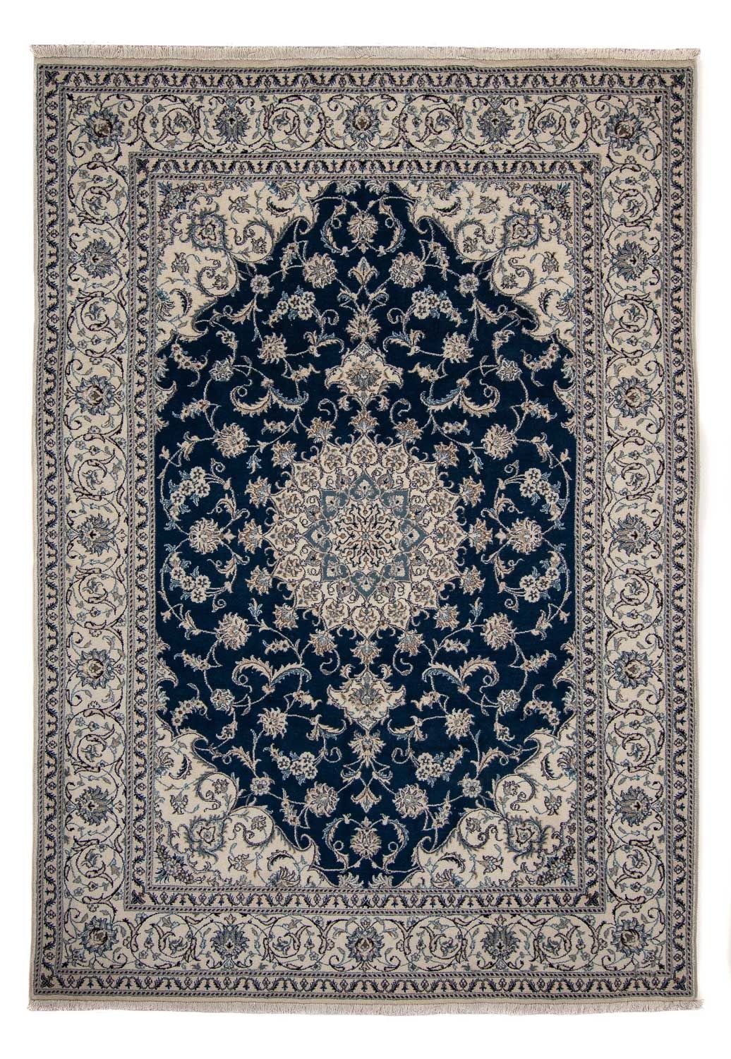 Perzisch tapijt - Nain - 345 x 244 cm - donkerblauw