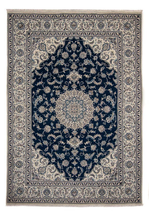 Perzisch tapijt - Nain - 345 x 244 cm - donkerblauw