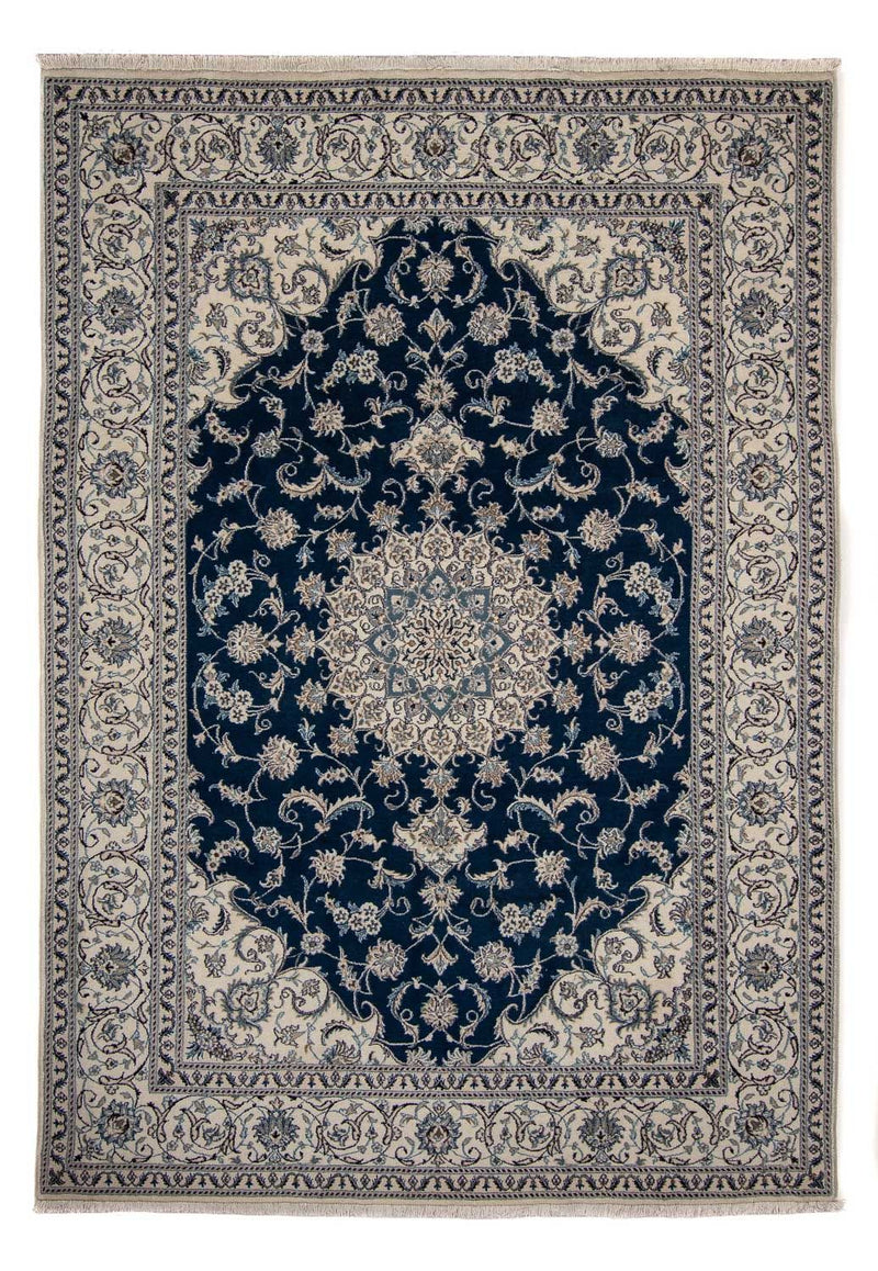 Perzisch tapijt - Nain - 345 x 244 cm - donkerblauw