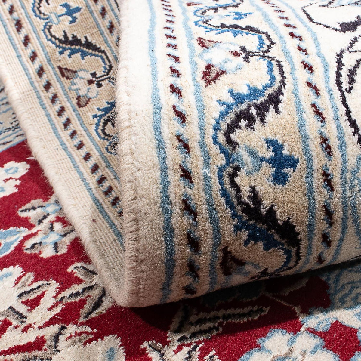 Perzisch tapijt - Nain - 293 x 190 cm - donkerrood