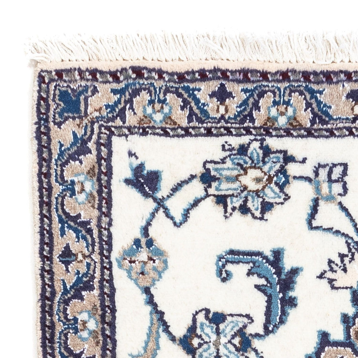 Perzisch tapijt - Nain - 131 x 67 cm - beige