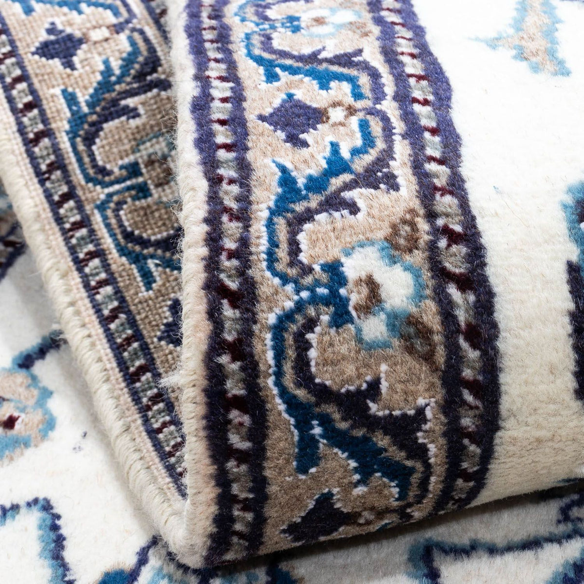 Perzisch tapijt - Nain - 131 x 67 cm - beige