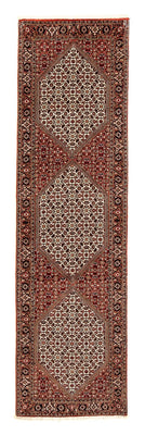 Loper Perzisch tapijt - Bijar - 280 x 83 cm - veelkleurig